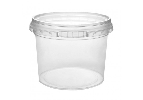 120 ML CLEAR TAMPER EVIDENT TUB and LID